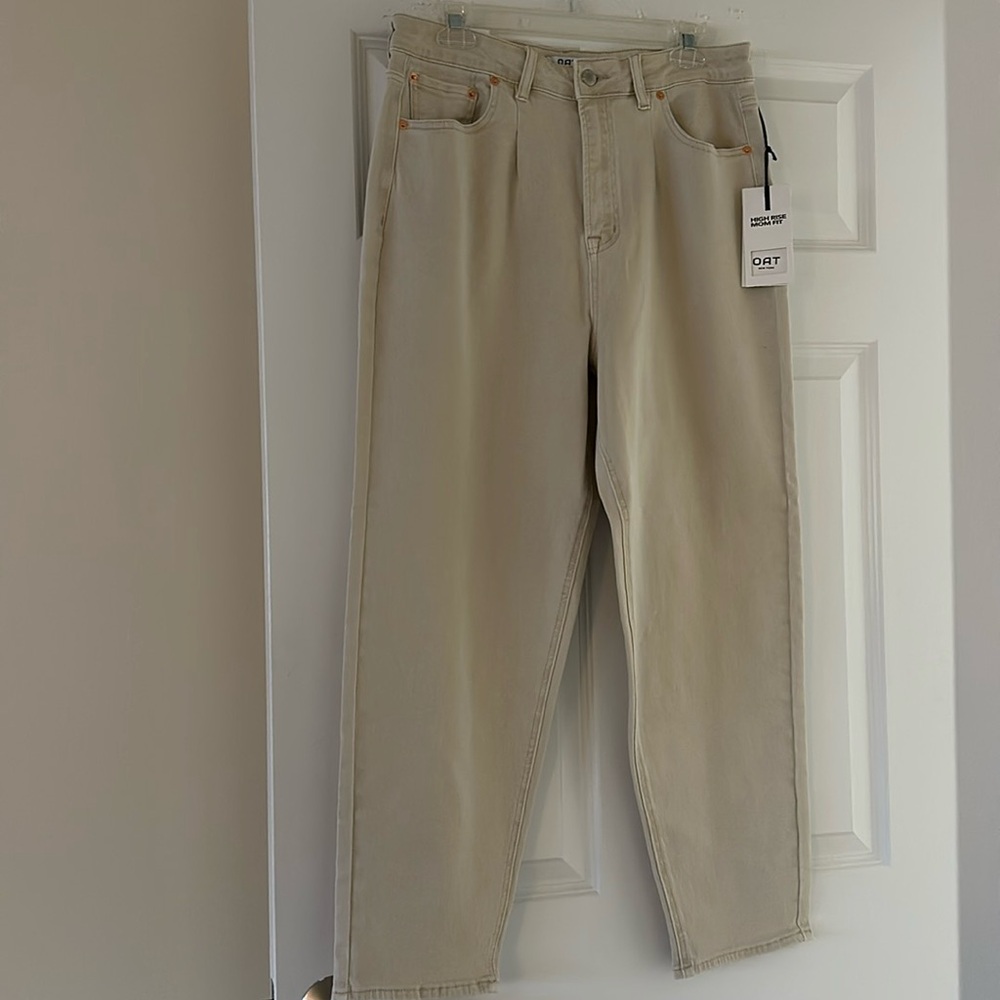 Oat New York High Rise Women's Jeans - Cream